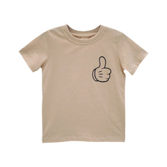 GOOD TIMES BOYS SMALL PRINT TEE BEIGE